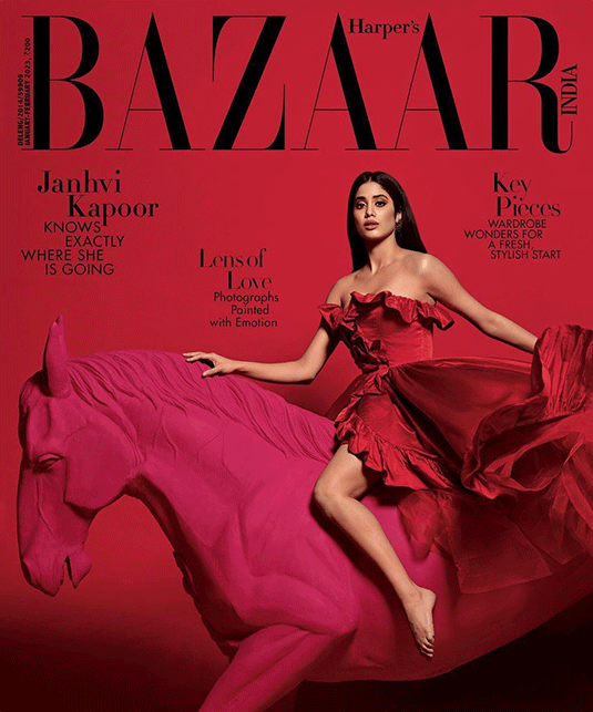 Gauri Nainika featured in bazaar magazine 