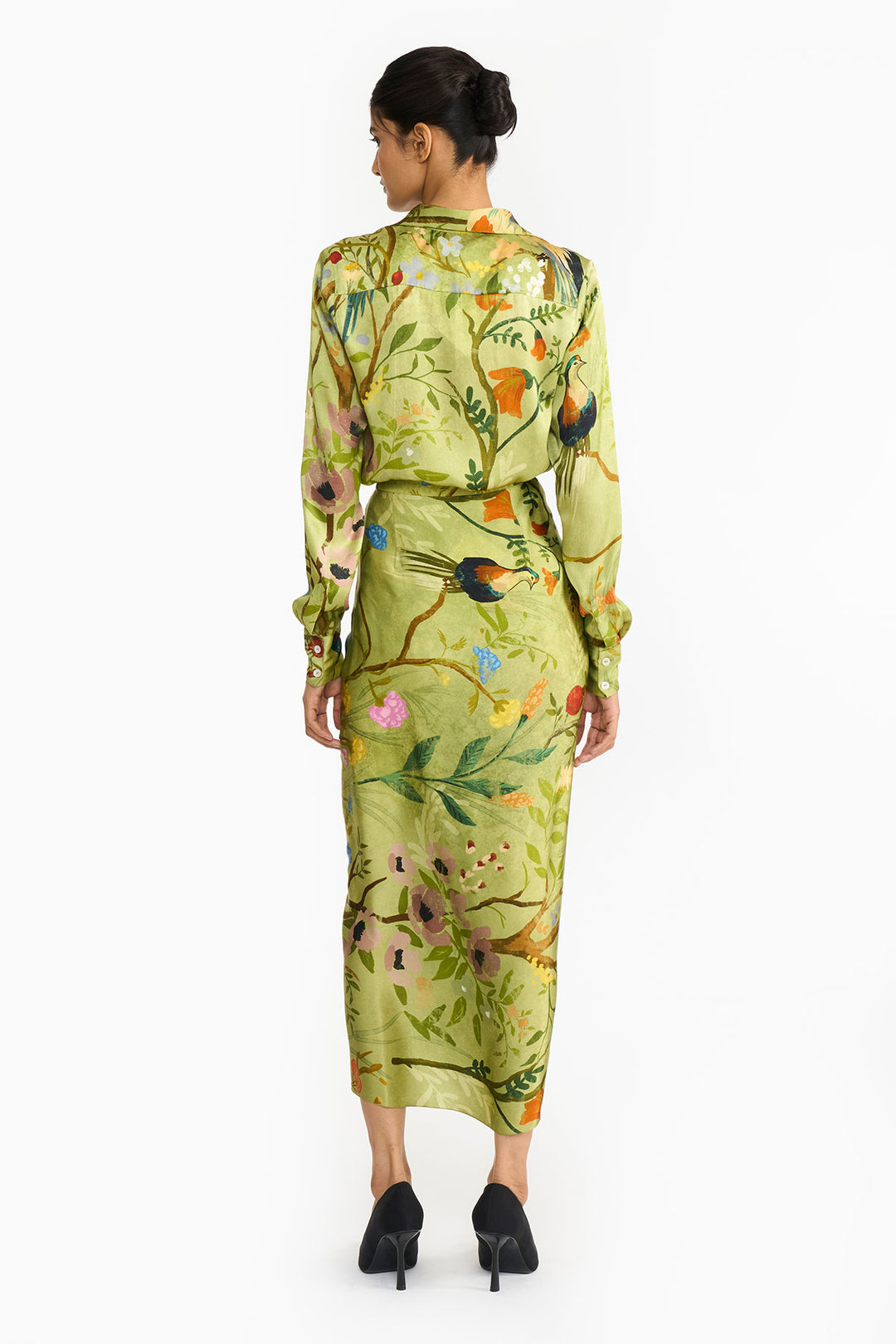 Green Chinoiserie Co-Ord  Set