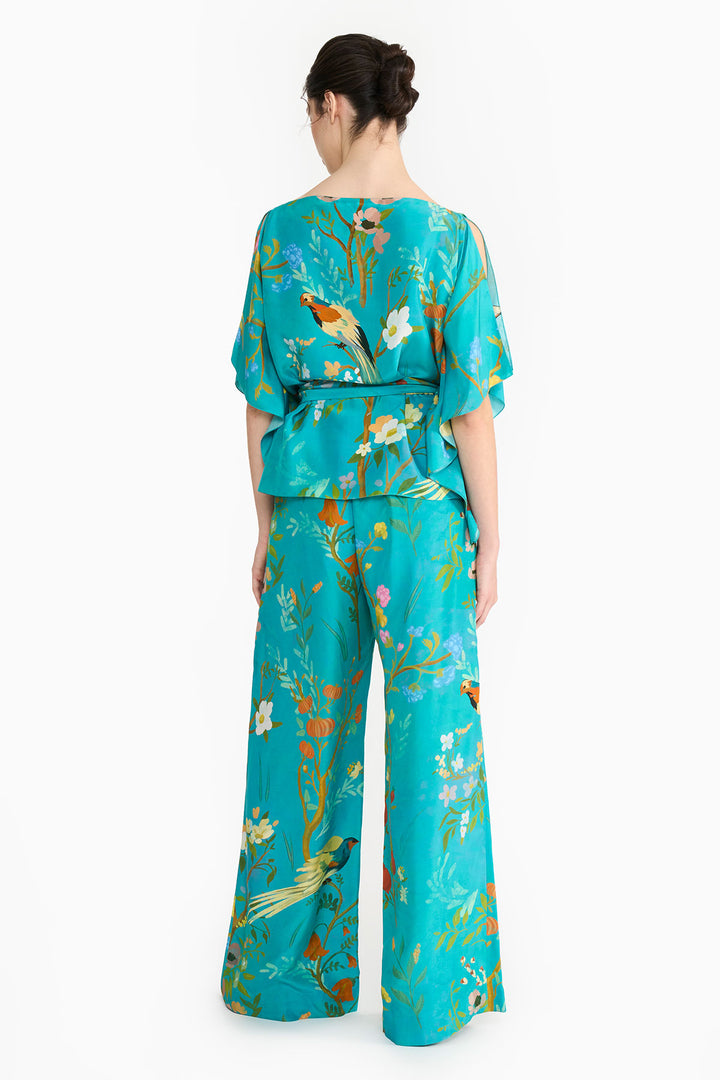 Turquoise Chinoiserie Co-Ord Set