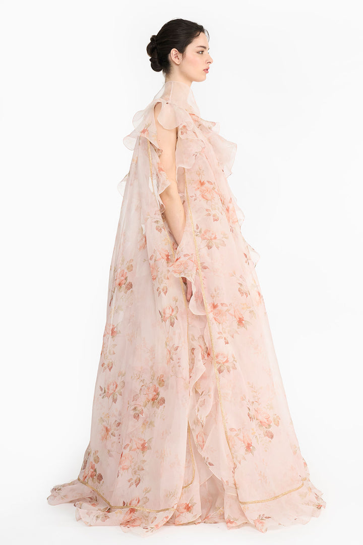 Pink Vintage Rose Lehenga