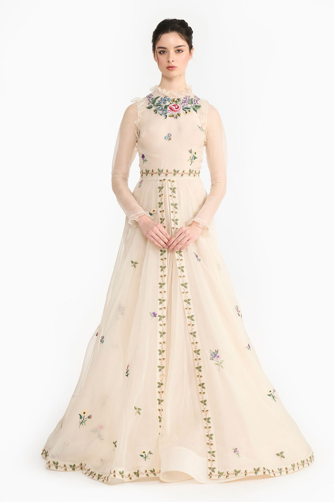 French Natural Ivory Angrakha