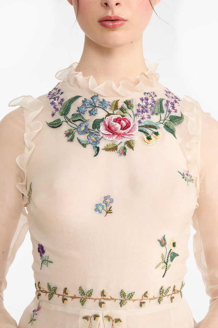 French Natural Ivory Angrakha