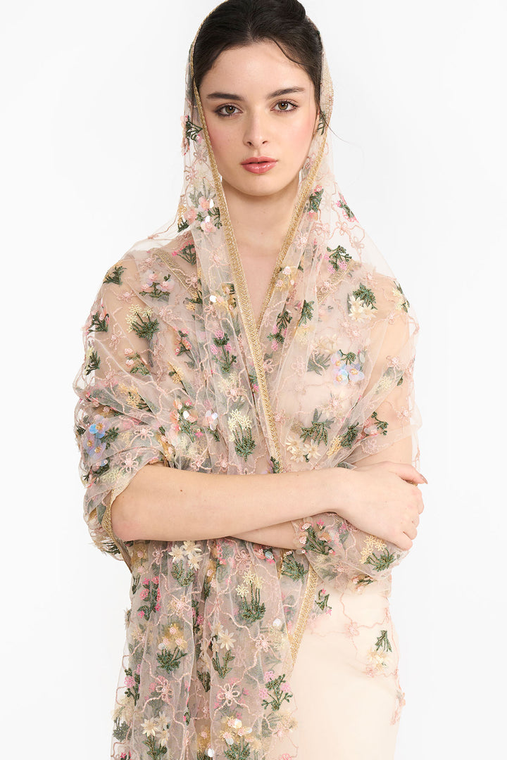 Lattice Saree   With Blouse A