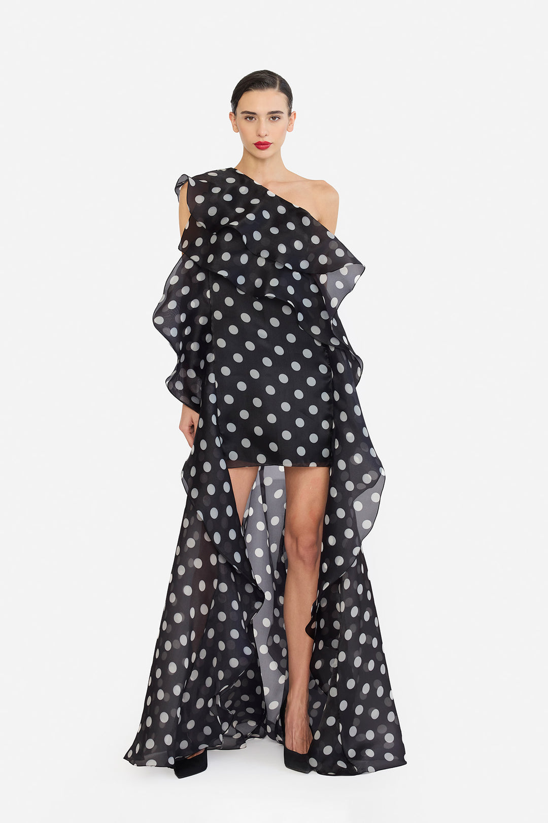 ONE SHOULLDER SHIFT DRESS