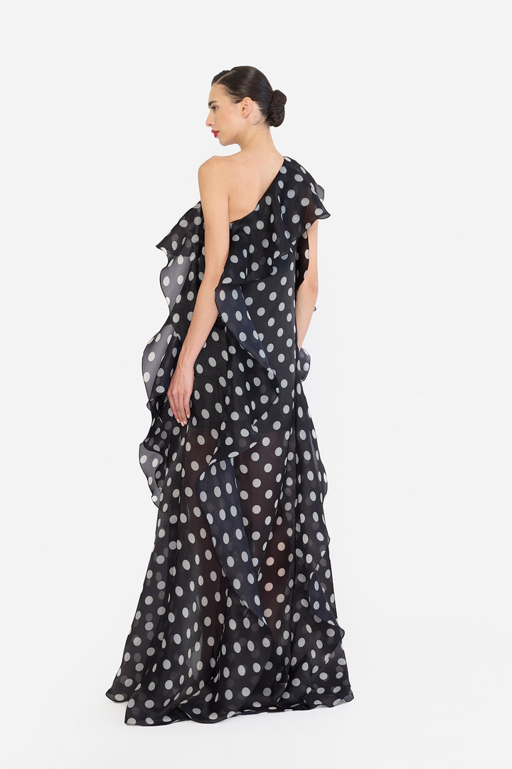 ONE SHOULLDER SHIFT DRESS