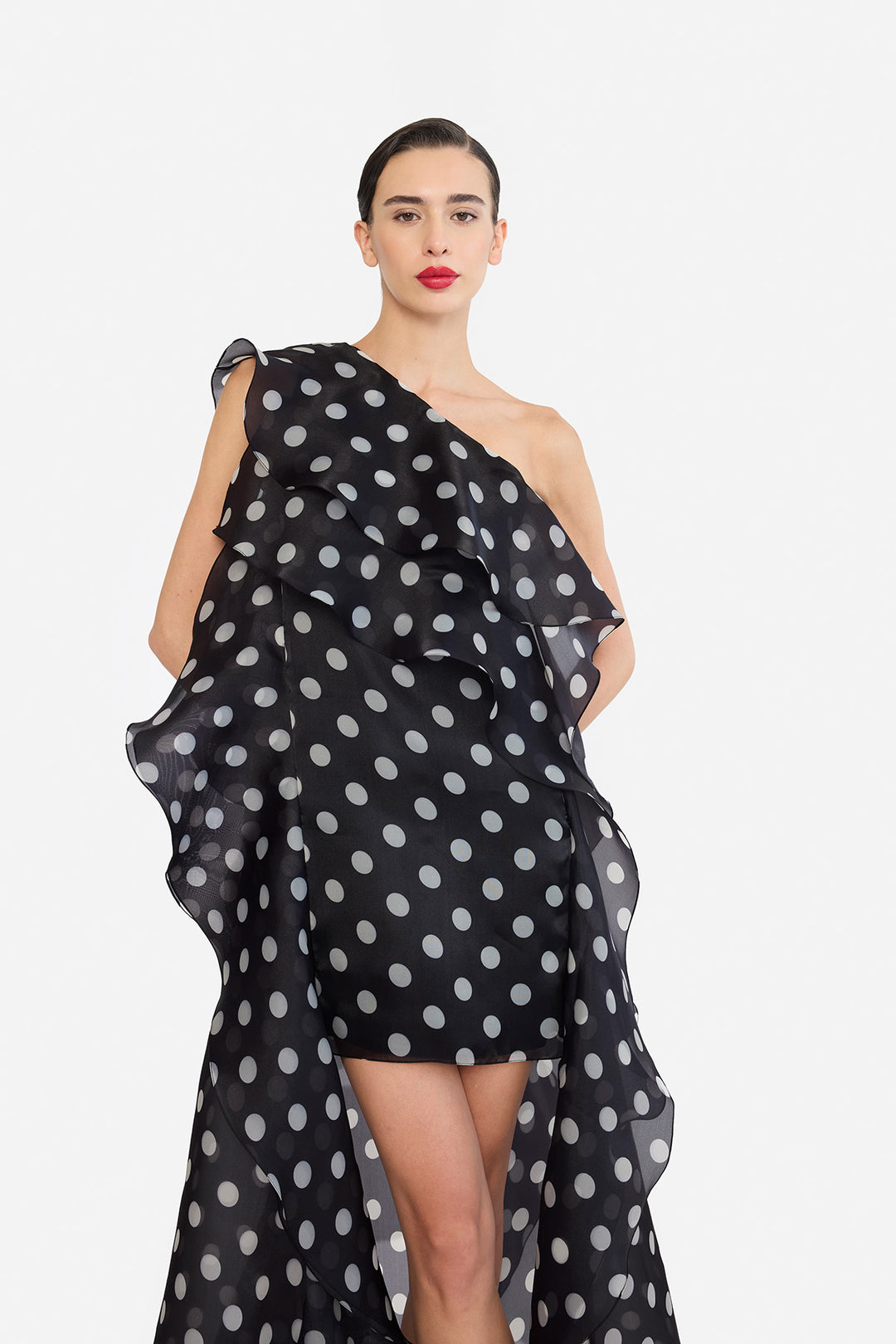 ONE SHOULLDER SHIFT DRESS