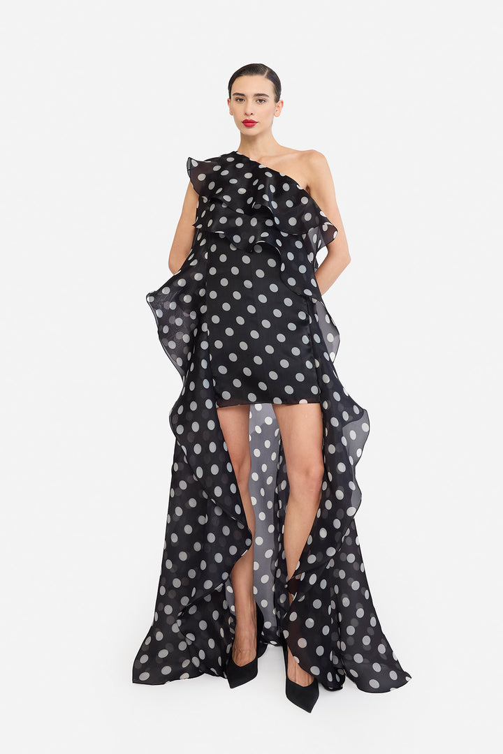 ONE SHOULLDER SHIFT DRESS