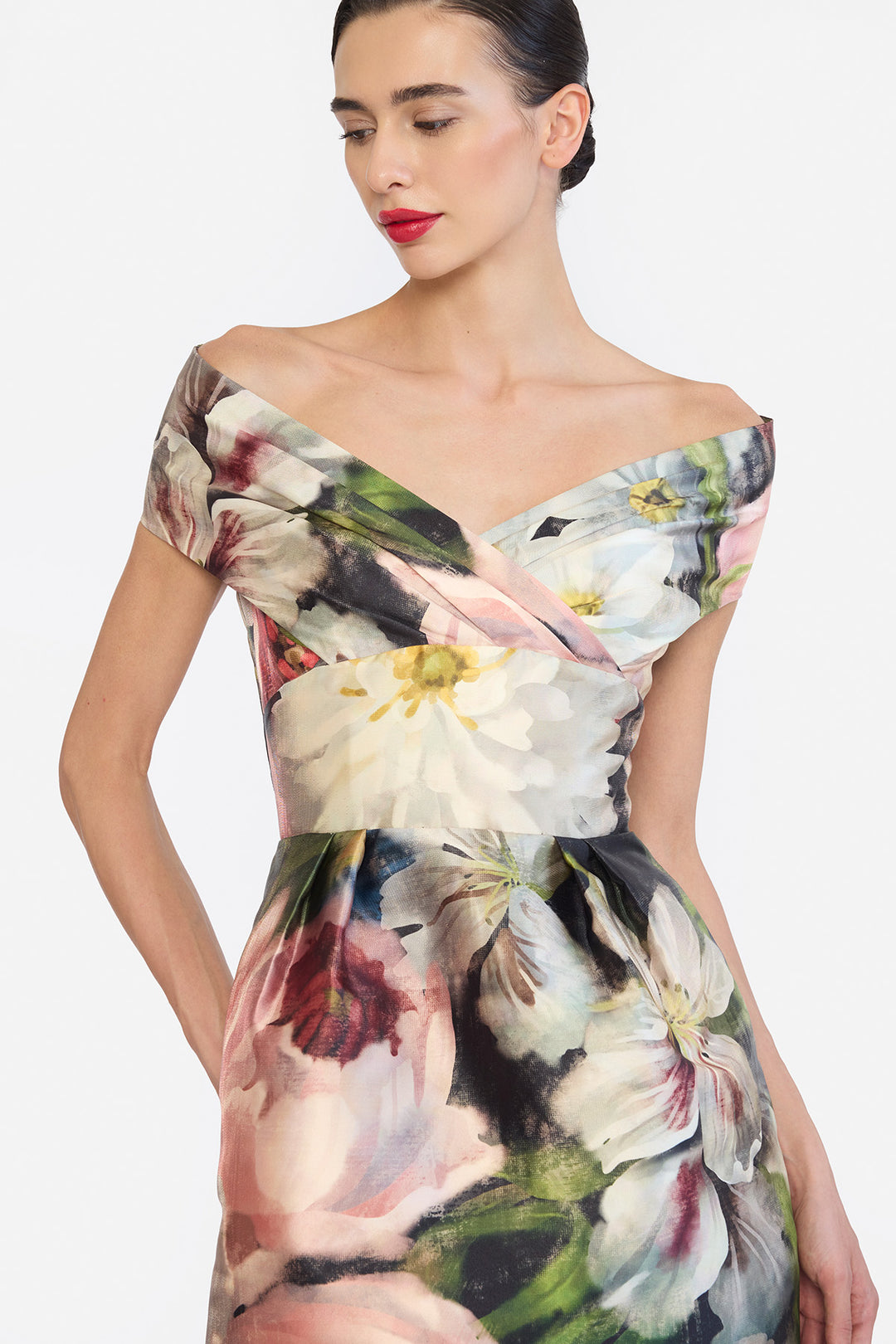 SHOULDER DRAPED CORESETED MINI