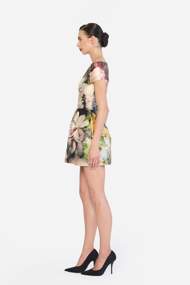 SHOULDER DRAPED CORESETED MINI
