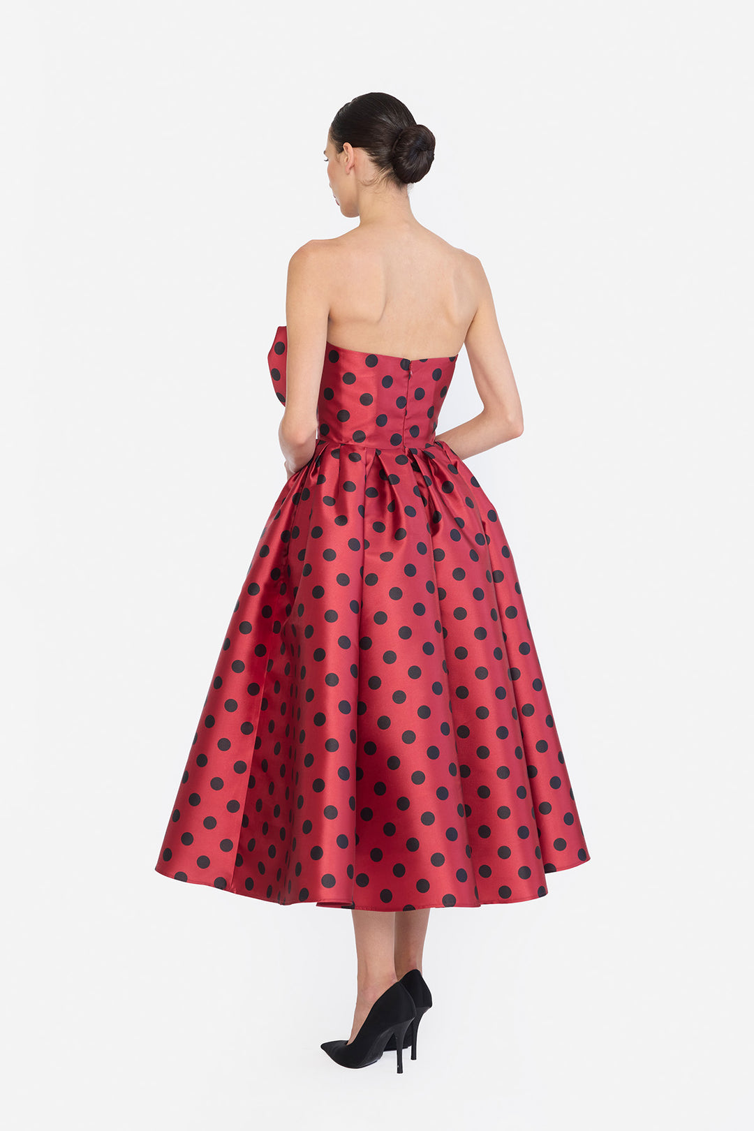 ROSE CORSETED MIDI