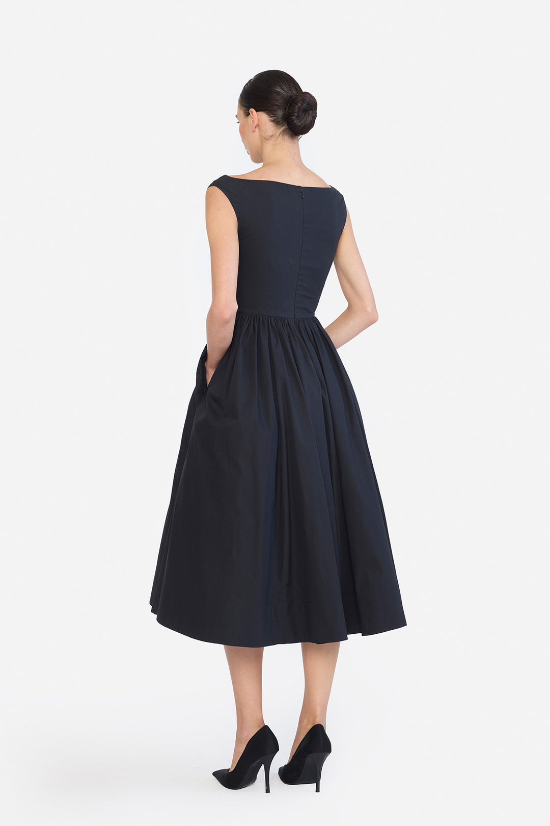 BOAT NECK MIDI