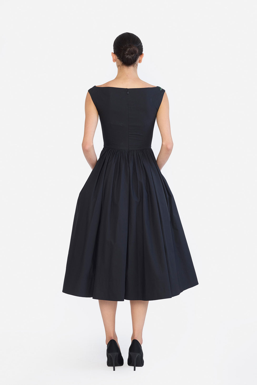 BOAT NECK MIDI