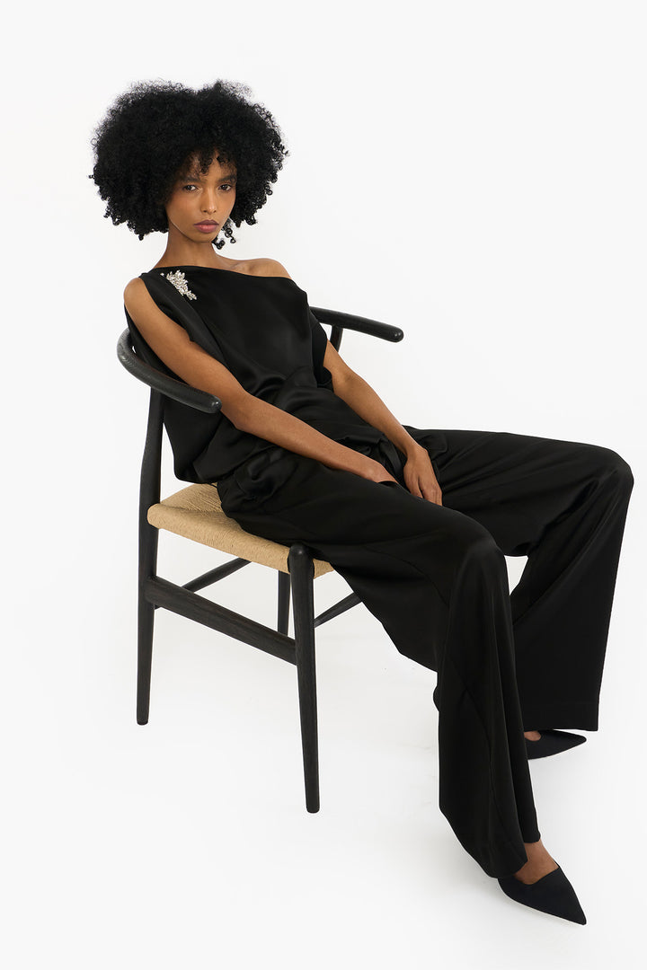 Boat neck co-ord set with shash