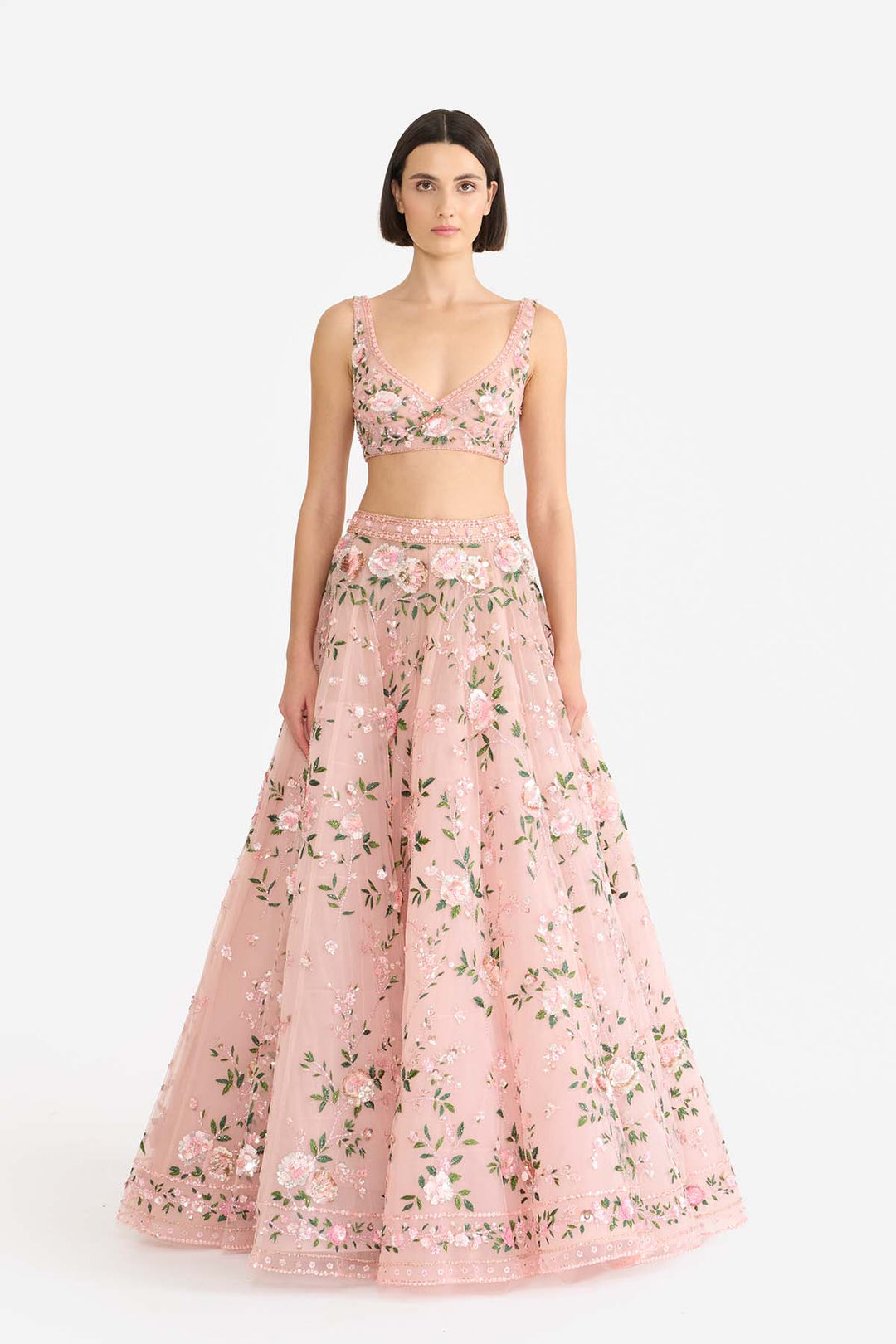Tea Rose Lehanga