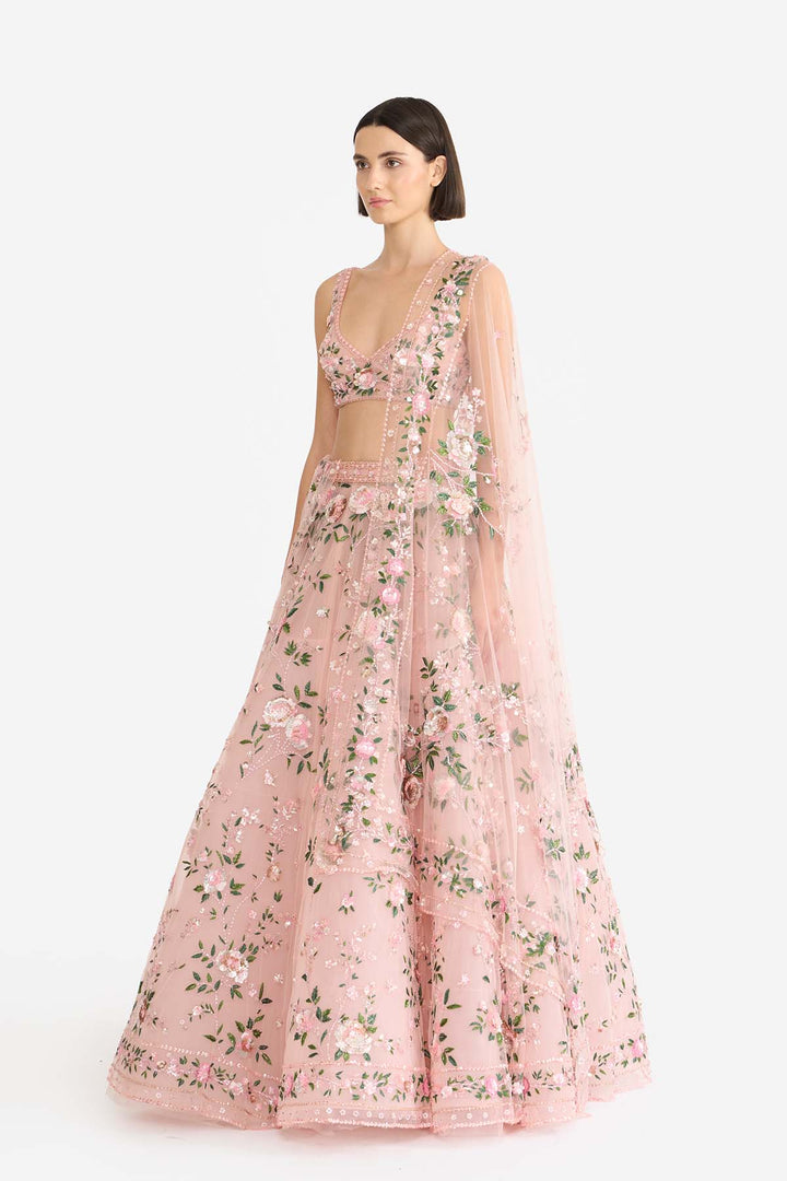Tea Rose Lehanga