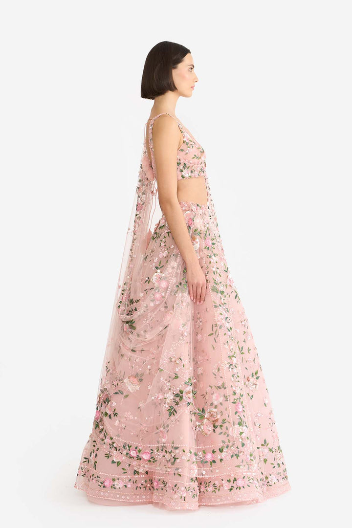 Tea Rose Lehanga