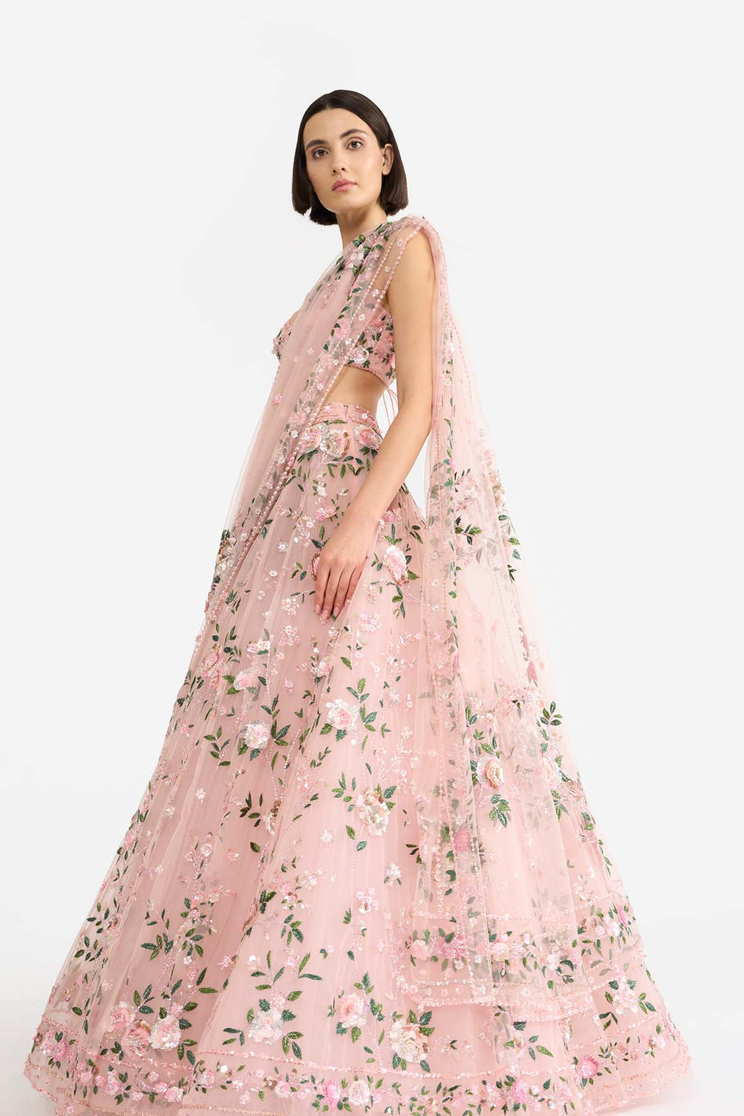 Tea Rose Lehanga