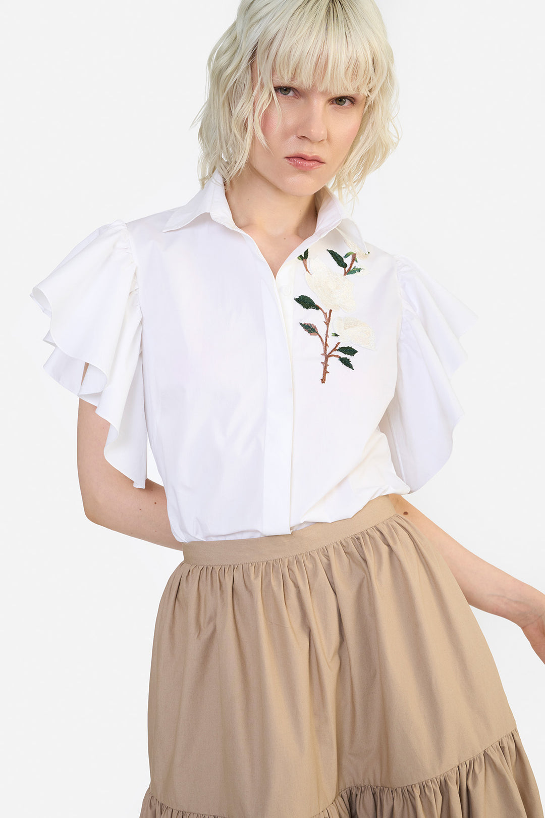 RUFFLE SHIRT