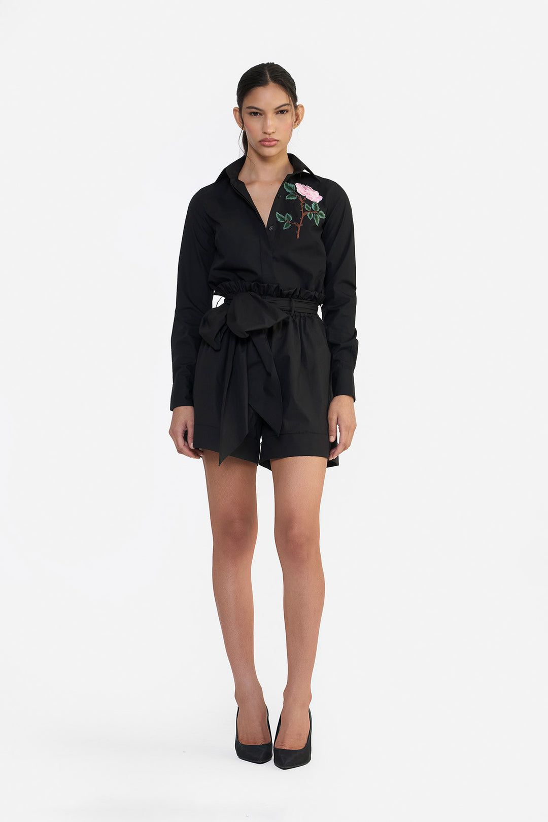 SLIM FIT EMBROIDERED SHIRT