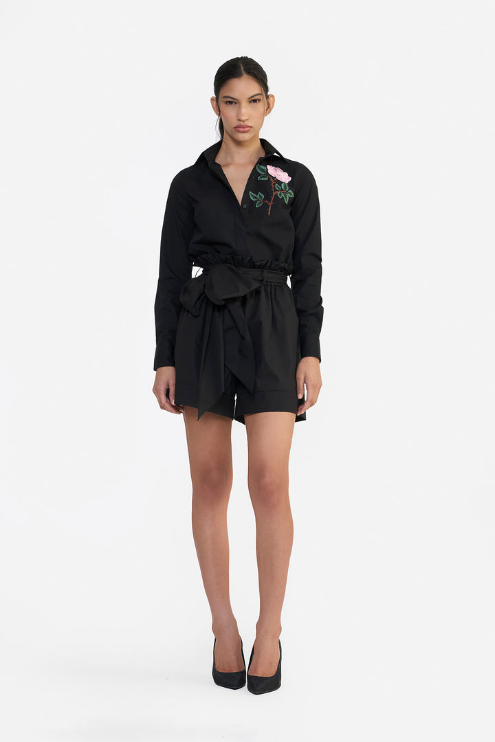 SLIM FIT EMBROIDERED SHIRT
