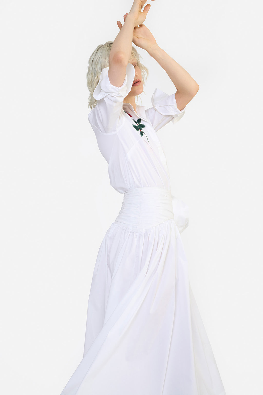 SLIM FIT EMBROIDERED SHIRT