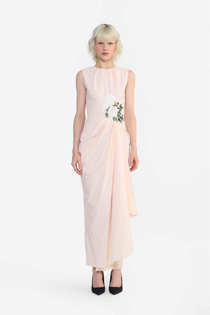 ROUND NECK PARIO DRESS