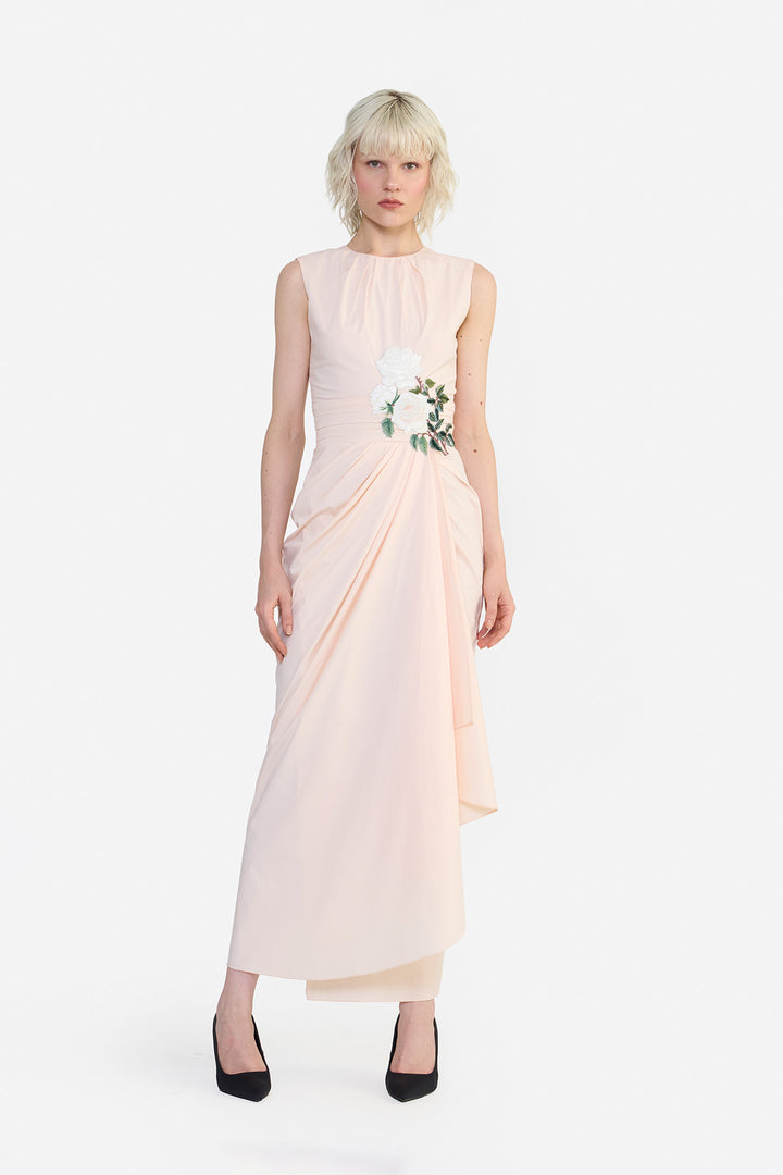 ROUND NECK PARIO DRESS