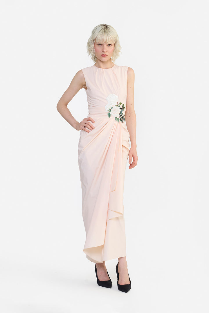 ROUND NECK PARIO DRESS