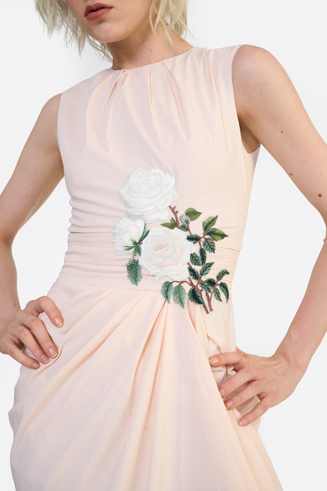 ROUND NECK PARIO DRESS
