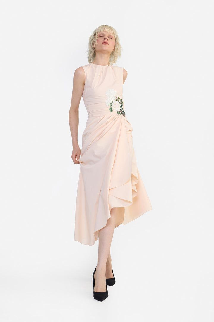ROUND NECK PARIO DRESS