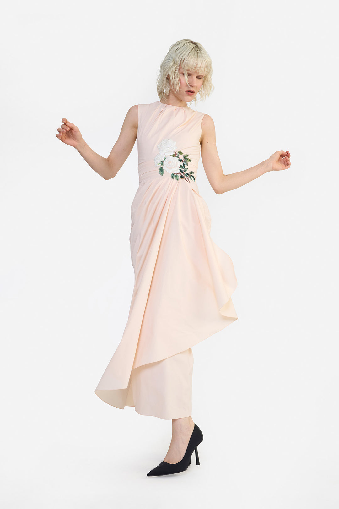 ROUND NECK PARIO DRESS