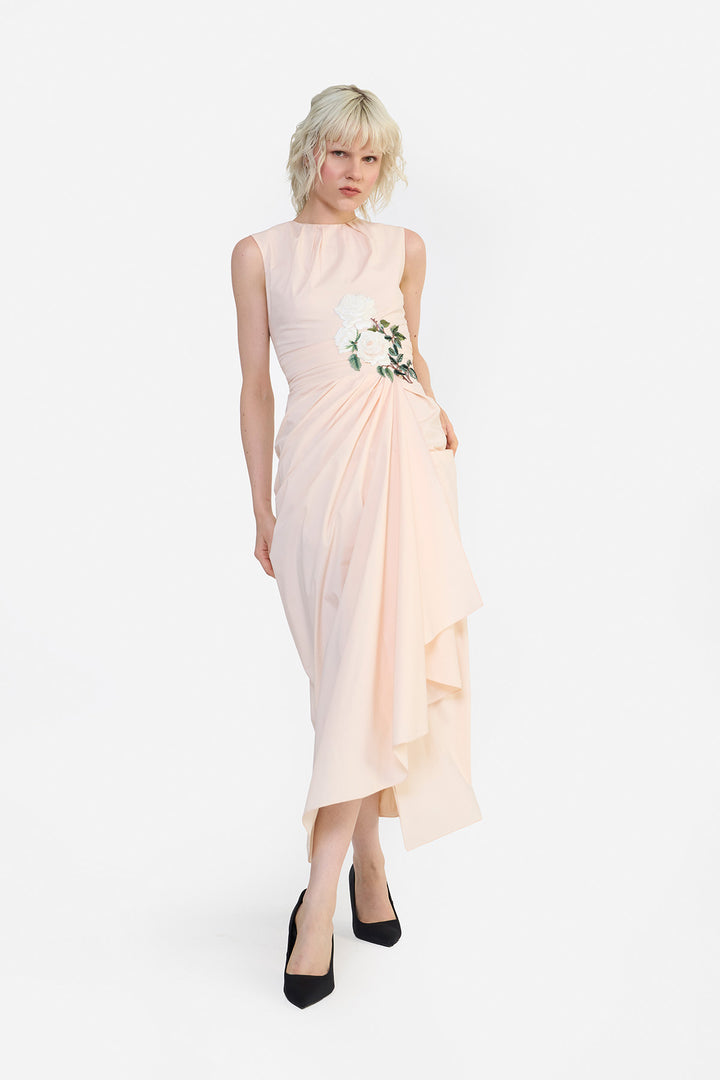 ROUND NECK PARIO DRESS