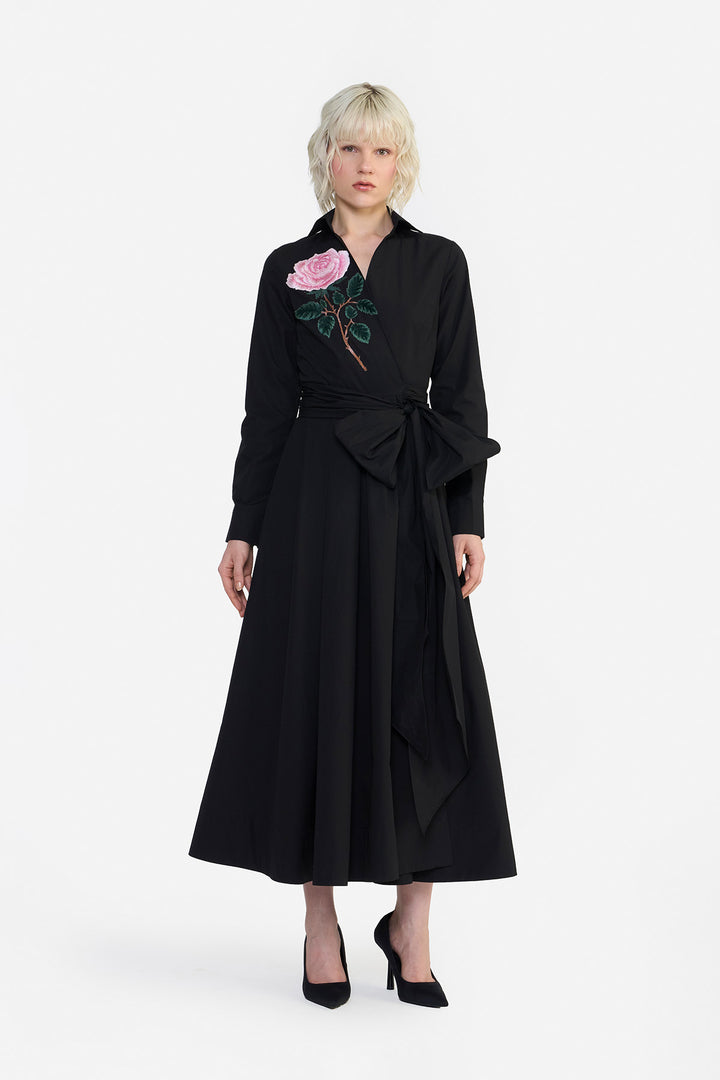 WRAP SHIRT DRESS