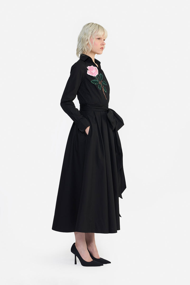 WRAP SHIRT DRESS
