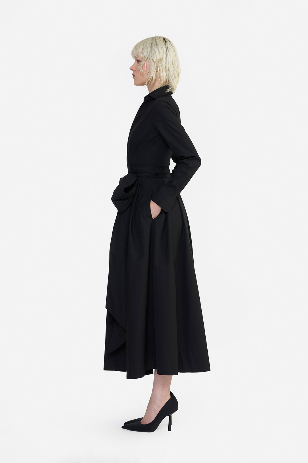 WRAP SHIRT DRESS