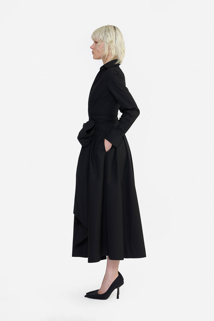 WRAP SHIRT DRESS