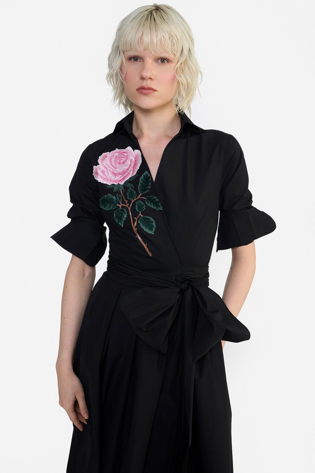 WRAP SHIRT DRESS