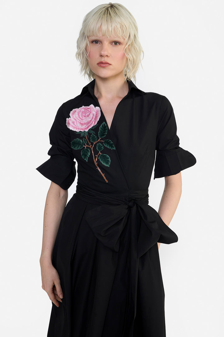 WRAP SHIRT DRESS