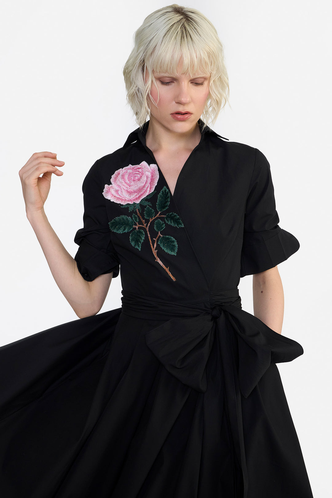 WRAP SHIRT DRESS