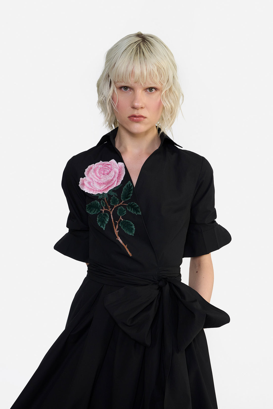 WRAP SHIRT DRESS