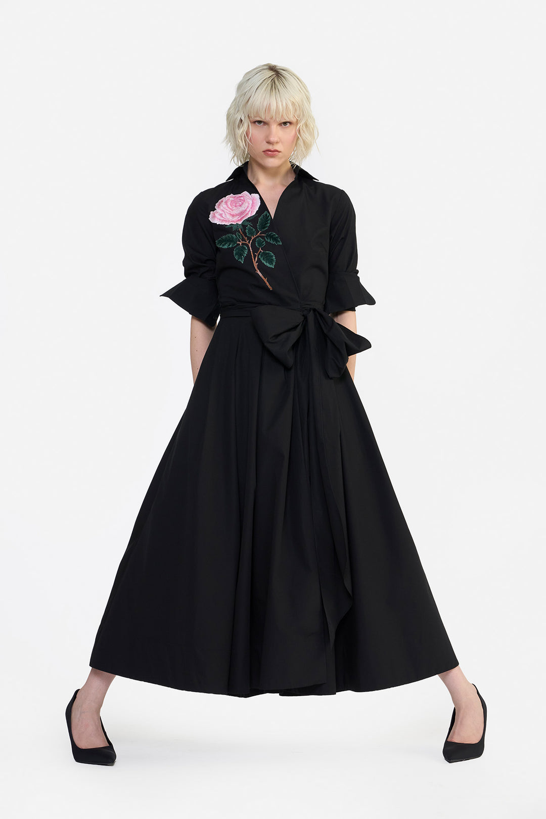WRAP SHIRT DRESS