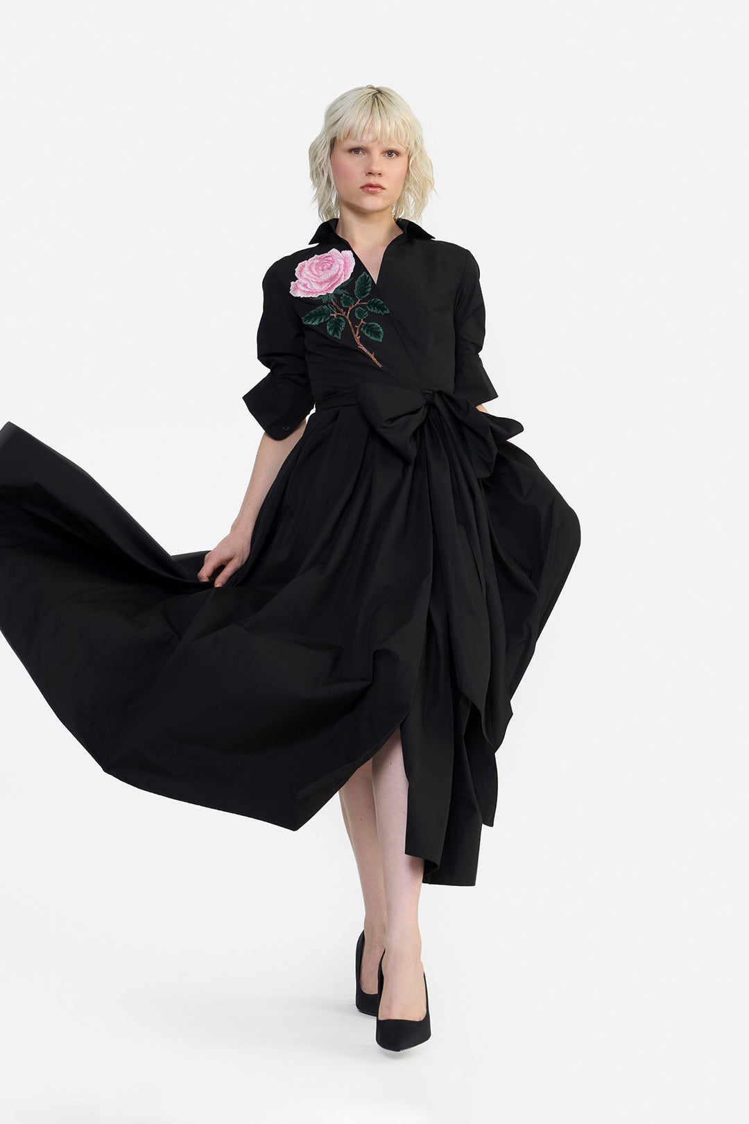 WRAP SHIRT DRESS