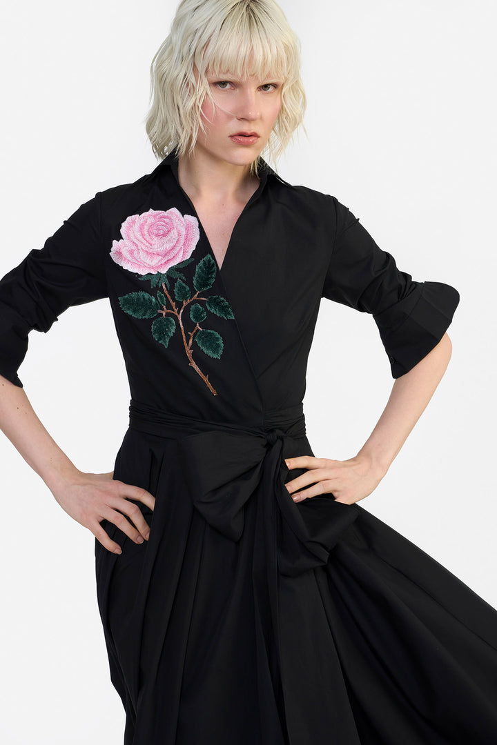 WRAP SHIRT DRESS