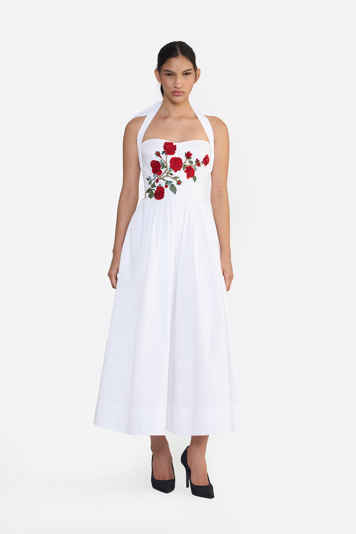 HALTER NECK MIDI