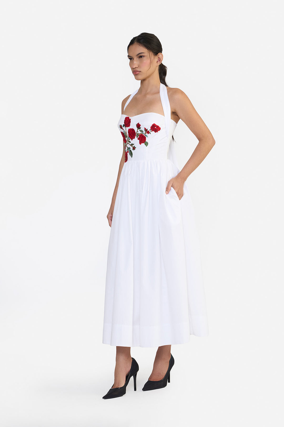 HALTER NECK MIDI
