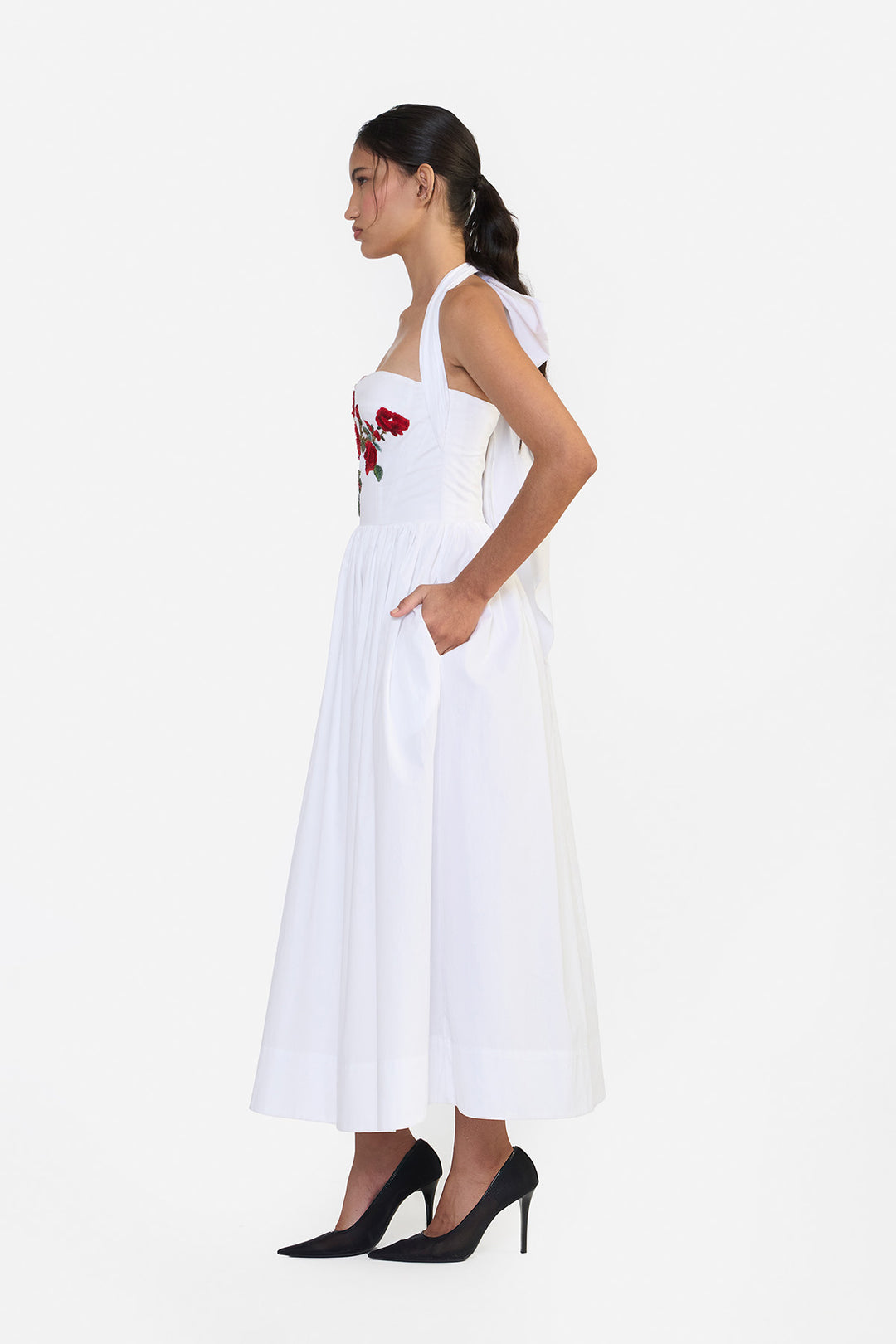 HALTER NECK MIDI