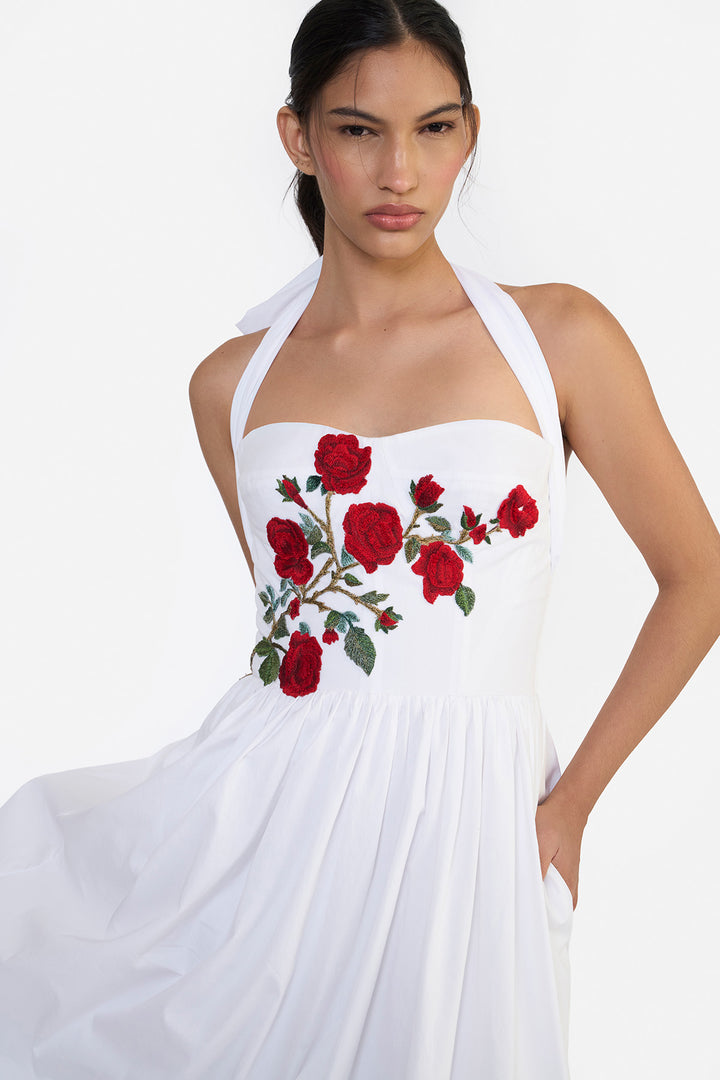 HALTER NECK MIDI