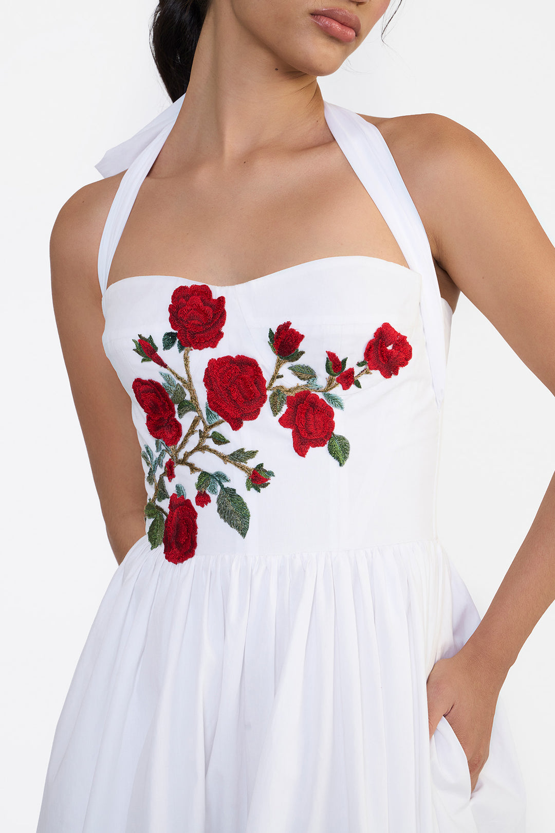 HALTER NECK MIDI