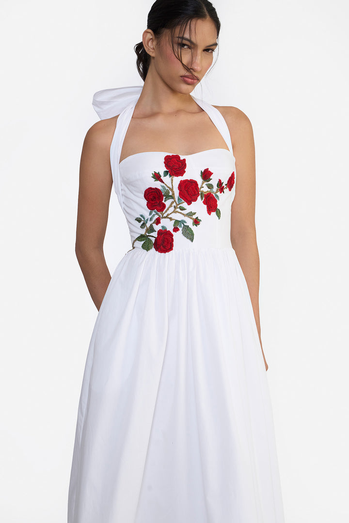 HALTER NECK MIDI