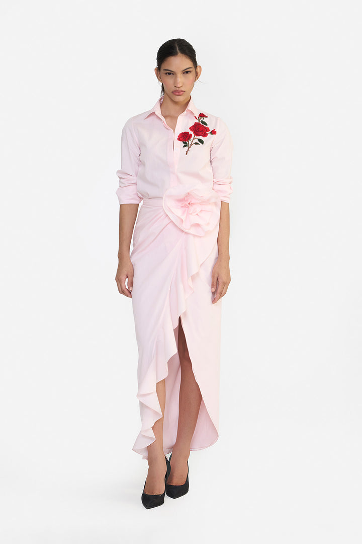 SLIM FIT EMBROIDERED SHIRT